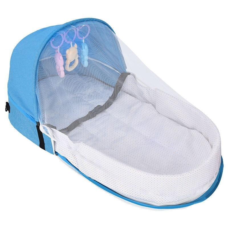 Portable Folding Anti-pressure Baby Bed In Newborn Isolation Bionic  Travel Crib