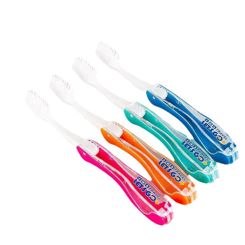 Travel Aviation Portable Soft Fur Foldable Toothbrush