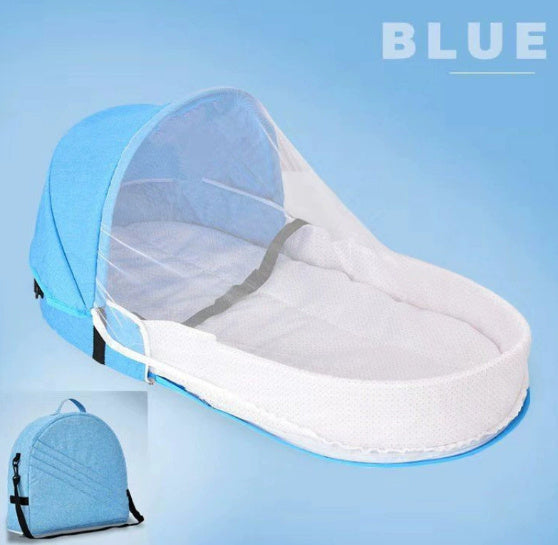 Portable Folding Anti-pressure Baby Bed In Newborn Isolation Bionic  Travel Crib